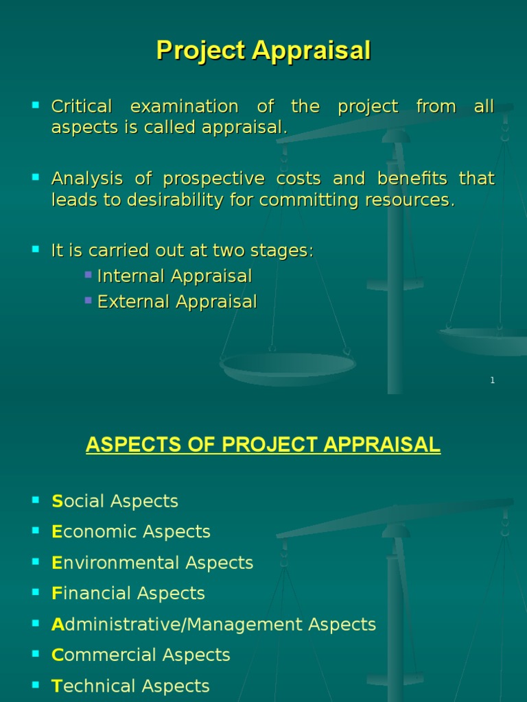 Project Appraisal Techniques Overview | PDF | Internal Rate Of Return ...
