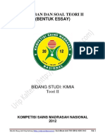 Soal KSM Nasional Tahun 2012 Teori 2 PDF