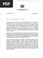 PM Letter to EU Council President