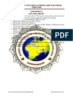 Utilization of Electrical Energy and Electrical Traction Assignment-1 Electric Drives