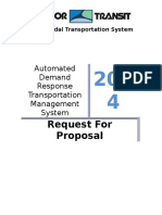 Harbor Transit RFP Automated Demand Response Transportation Management System
