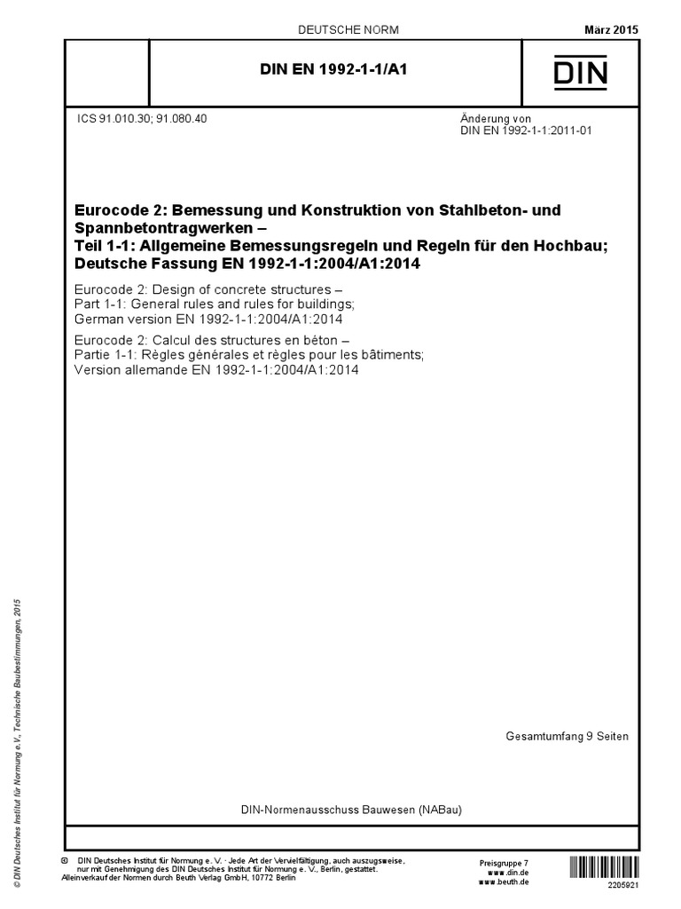 din EN 1992-1-1 A1