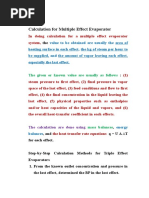 Evaporator Design and Calculation Methods | PDF | Evaporation | Heat ...