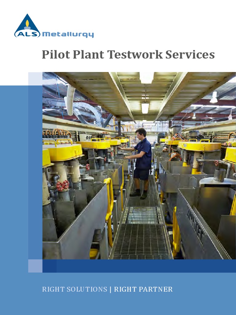 Pilot Plant Testwork Services Overview | PDF | Mill (Grinding ...