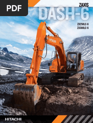 Hitachi ZX300 6 Spec | PDF | Diesel Engine | Engines