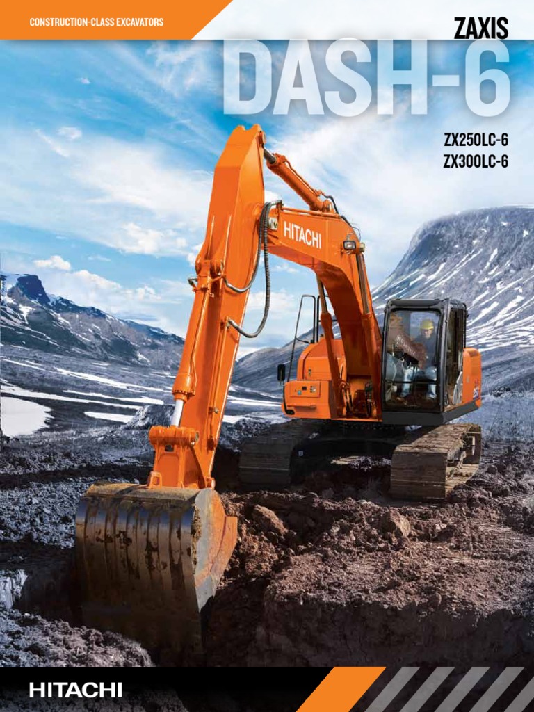 Hitachi ZX300 6 Spec | PDF | Diesel Engine | Engines