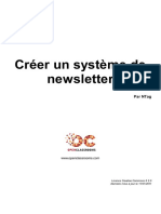 Creer Un Systeme de Newsletter