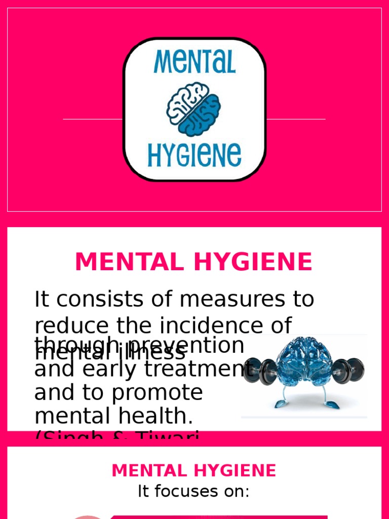 presentation on mental health and hygiene