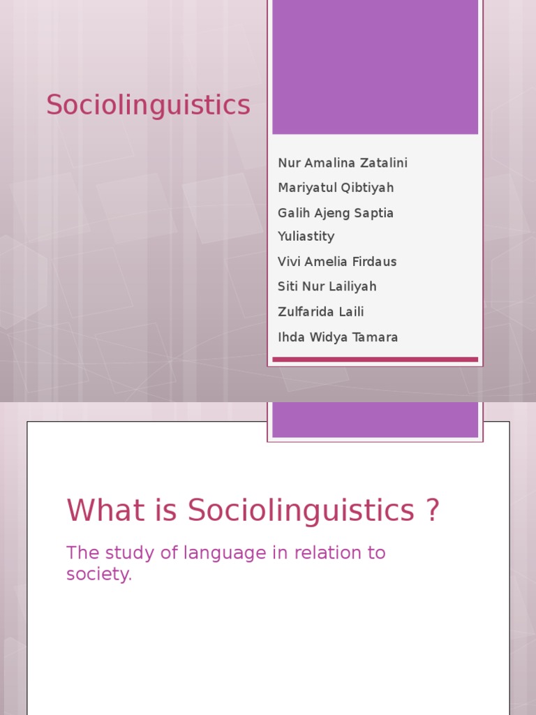 Sociolinguistics New | PDF | Sociolinguistics | Multilingualism