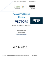 Vectors: Target IIT-JEE 2016 Physics