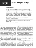 Jurnal - The Compact City and Transport Energy Consumption