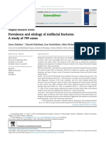 Sciencedirect: Prevalence and Etiology of Midfacial Fractures: A Study of 799 Cases