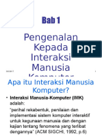 Hci - 1 - Intro Pengenalan Kepada Interaksi Manusia Komputer