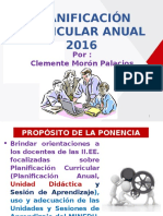 Programacion Anual Taller 2016