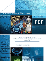 Death &Post-Mortem Changes: DR - Mohammed Madadin University of Dammam