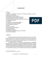 La Prescripción Adquisitiva