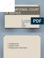 International Court of Justice: Dr. Amirthalingam. S Associate Professor of Law Tnnls Trichy