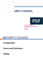 Security Council: Dr. Amirthalingam. S Associate Professor of Law Tnnls Trichy