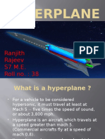 Hyperplane: Ranjith Rajeev S7 M.E. Roll No.: 38