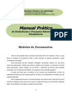 Modelo de Documentos MANUAL de Comissão de Processos Disciplinares Administrativos