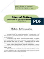 Modelo de Documentos MANUAL de comissão de processos disciplinares administrativos