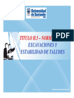 TITULO H.5 -  EXCAVACIONES Y EST. TALUDES - NORMA NSR 10.pdf