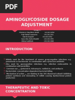 Stanford Aminoglycoside Dosing Guide | PDF | Chemistry | Dose ...