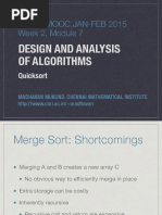 Nptel Week2 Module7 Quicksort