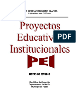 Proyectos Educativos Institucionales PEI