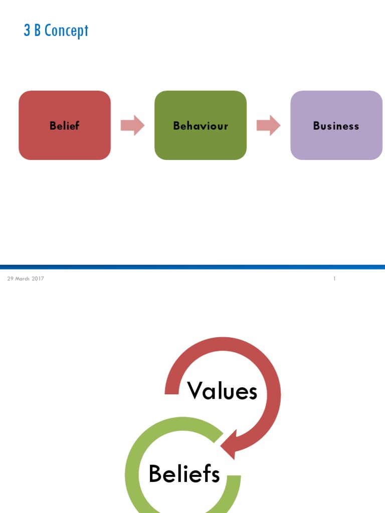 3 B Concept: Business Behaviour Belief | PDF
