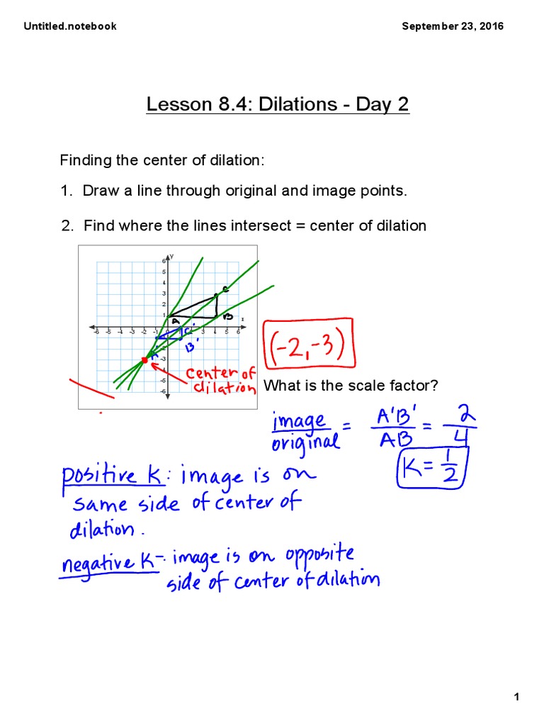 Lesson 8 4-d2 Notes | PDF