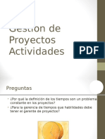 Proyectos - Actividades