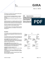 Installation Instructions: Area/Line Coupler