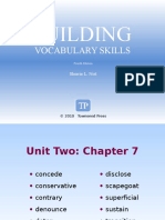 Building: Vocabulary Skills