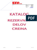 Creina - Katalog Rezervnih Delov 2011