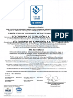 Certificado NTC 6015