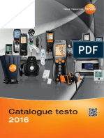 Testo Catalogue 2016 Testoon FR