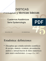 Bioestadisticas Objeto de Estudio y Analisis EGomez - PPT - 0