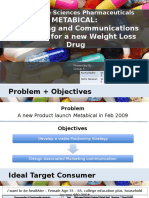 Cambridge Sciences Pharmaceuticals: Metabical: Positioning and Communications Strategy For A New Weight Loss Drug