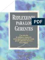 Reflexiones para Los Gerentes - B. Hyland, M. Yost PDF