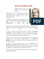 Biografia de Ricardo Palma