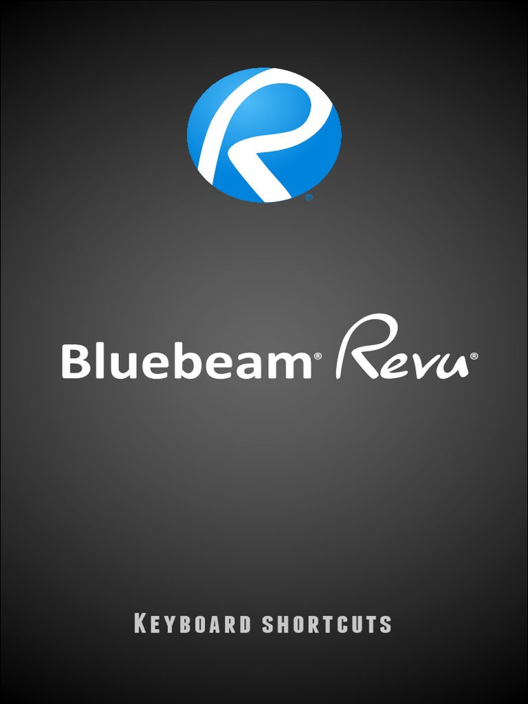 BLUEBEAM Keyboard Shortcuts Tab (Gui) Computer Keyboard