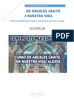 Curso de Angeles Gratis Leccion 28 en Nuestra Vida Alexiis y Centro Atenea Espiritual.