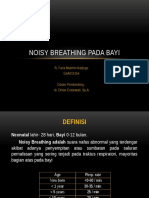 Noisy Breathing Pada Bayi: Etiologi, Tanda dan Gejala, Diagnosis, dan Tatalaksana