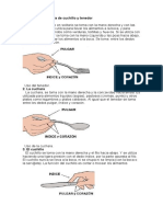 Utilización Adecuada de Cuchillo y Tenedor