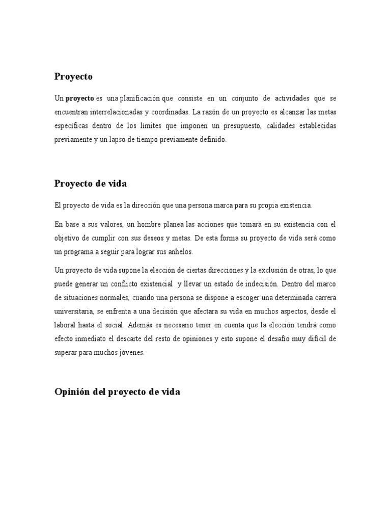 Proyecto de Vida para Quinto Grado | PDF | Jesús | Planificación