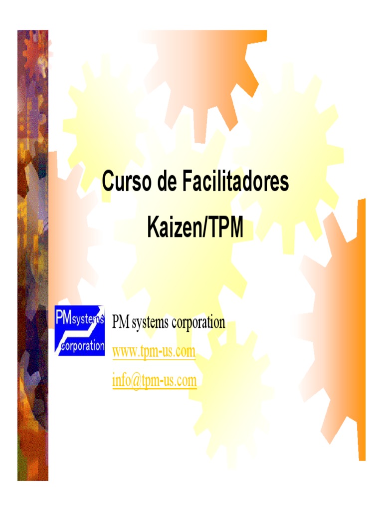 TPM Manual Basico de Entrenamiento TPM 1 PDF | PDF | Calidad (comercial ...