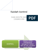 Kaidah Kontrol