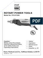 Rotary Power Tools: Owner's Manual