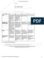 Your Rubric - Graphing - Self Assessment